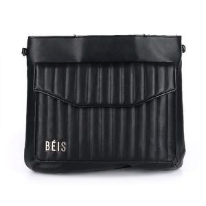 Beis The Messenger Backpack in Black